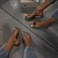 💖Flat Sandals With Clear Rhinestones For Women