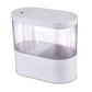 Mini goudvissen aquarium desktop aquarium starterset met LED-licht en filter voor goudvissen geschikt voor thuis/kantoor