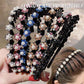 Pearl Zircon Elegant Wave Headband