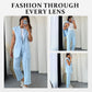 🌸💖 Women’s Stylish Sleeveless Blazer & High-Waisted Pants Set