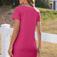 👗Women's Casual Square Neck Pocket Short Sleeve Dress with Pockets💕