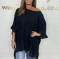 🌸Spring Specials💐 Loose Pleated Off Shoulder Blouses for Women