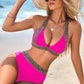 🔥Sexy V-neck Women's Holiday Swimsuit With Wavy Pattern