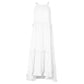 Women's Summer Casual Sleeveless Strappy Backless flounces Dress