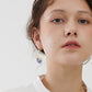 New Full Diamond Heart Earrings