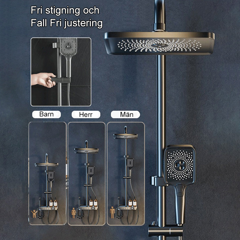 Intelligent duschset med konstant temperatur under tryck