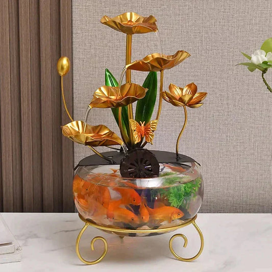 Lyxig kreativ Lotus Fishbowl Ornament