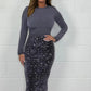 🌸Spring Specials🌸 Women's Slim Fit Long Sleeve Sequin Midi Dress