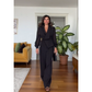 ⏳ Beperkte tijd 50% korting! 💥Elegante zwarte jumpsuit met kralen en wijde pijpen（Hoe meer je koopt, hoe hoger de korting）