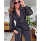 ⏳ Beperkte tijd 50% korting! 💥Elegante zwarte jumpsuit met kralen en wijde pijpen（Hoe meer je koopt, hoe hoger de korting）