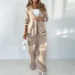 🌸Spring Specials🌸 Women's Casual Beige 2-Piece Set