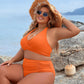 🩱Hete verkoop 50% KORTING👙 Buikcontrole Badpakken Bescheiden Hoge Taille Bikini Sets