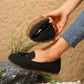 🔥Laatste dag promotie 50% korting - Comfortabele zachte dames loafers in vintage stijl met strik