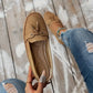 🔥Laatste dag promotie 50% korting - Comfortabele zachte dames loafers in vintage stijl met strik
