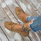 🔥Laatste dag promotie 50% korting - Comfortabele zachte dames loafers in vintage stijl met strik