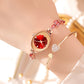 🌸Speciale prijs🌸2025  Armbandhorloge met gekleurde zirkoon voor dames
