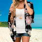 Summer Cool Flowy Floral Sunscreen Shirt
