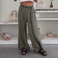 🔥Women's Lightweight Ruched Wide-Leg Pants