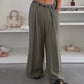 🔥Women's Lightweight Ruched Wide-Leg Pants