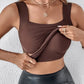 🌸Spring Specials💐Women’s U Neck Thermal Tank Tops with Built-In Bra