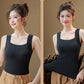 🌸Spring Specials💐Women’s U Neck Thermal Tank Tops with Built-In Bra