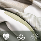 Cooling Breathable Floral Bed Sheet 4-Piece Set