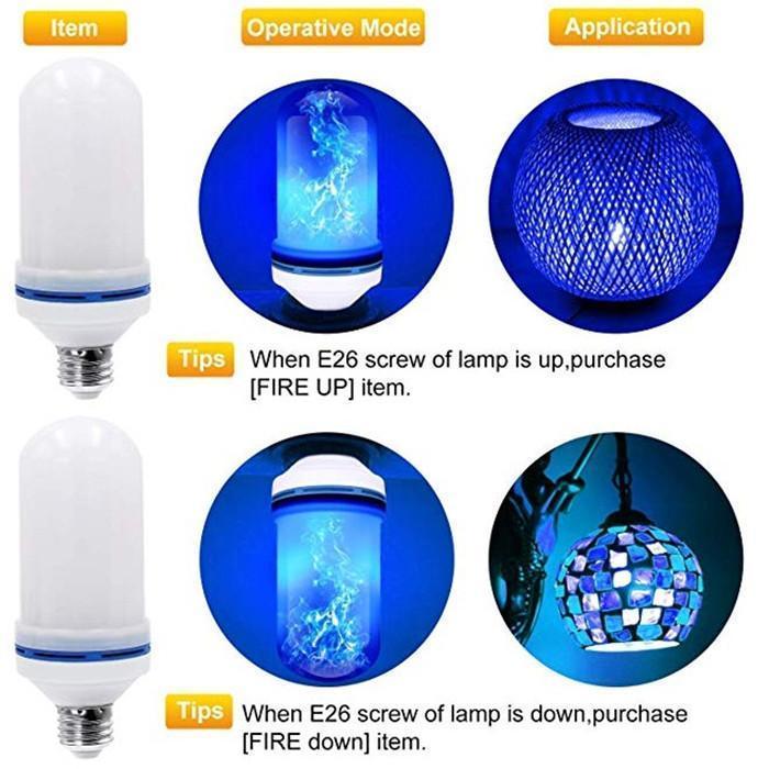 LED låg effekt glödlampa - med gravitation känslig effekt