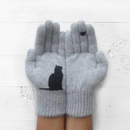 Sista dagen 49% RABATT Cat Fan Cotton Gloves