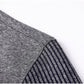 [Bästa presenten för män] falsk 2-delad stickad skjorta för män