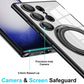Transparent magnetfodral med osynligt stativ för Samsung